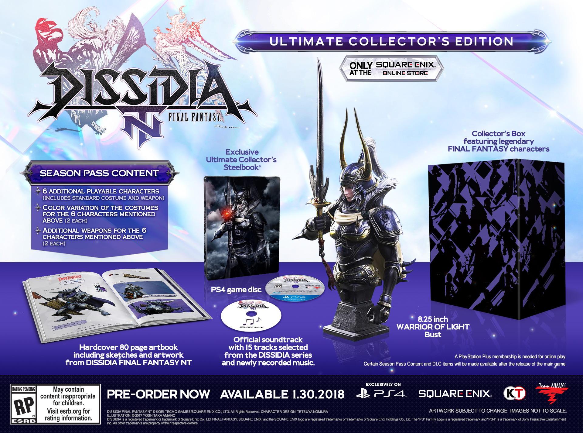 Dissida Final Fantasy NT Ultimate Collector's Edition