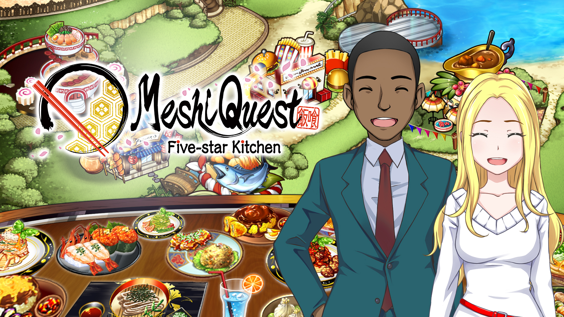 Meshi Quest Five Star Kitchen Key Art