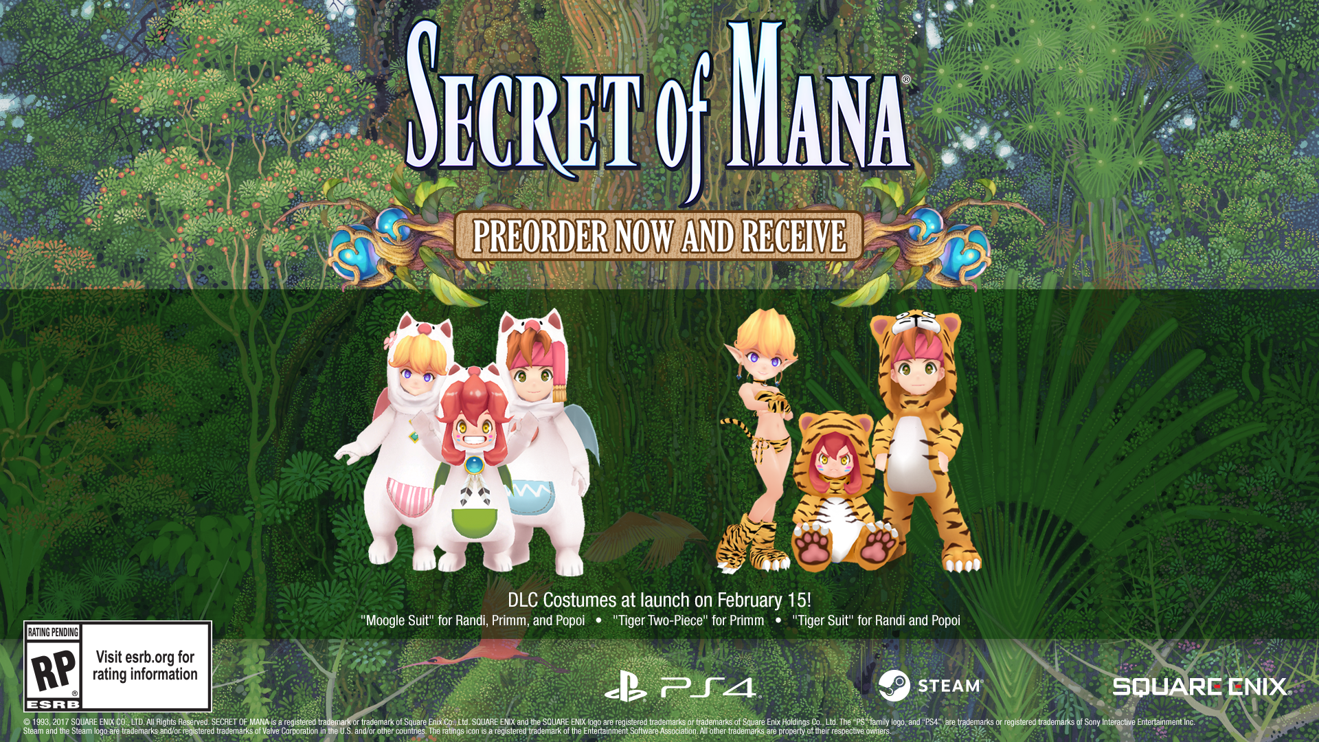 Secret of Mana Costumes