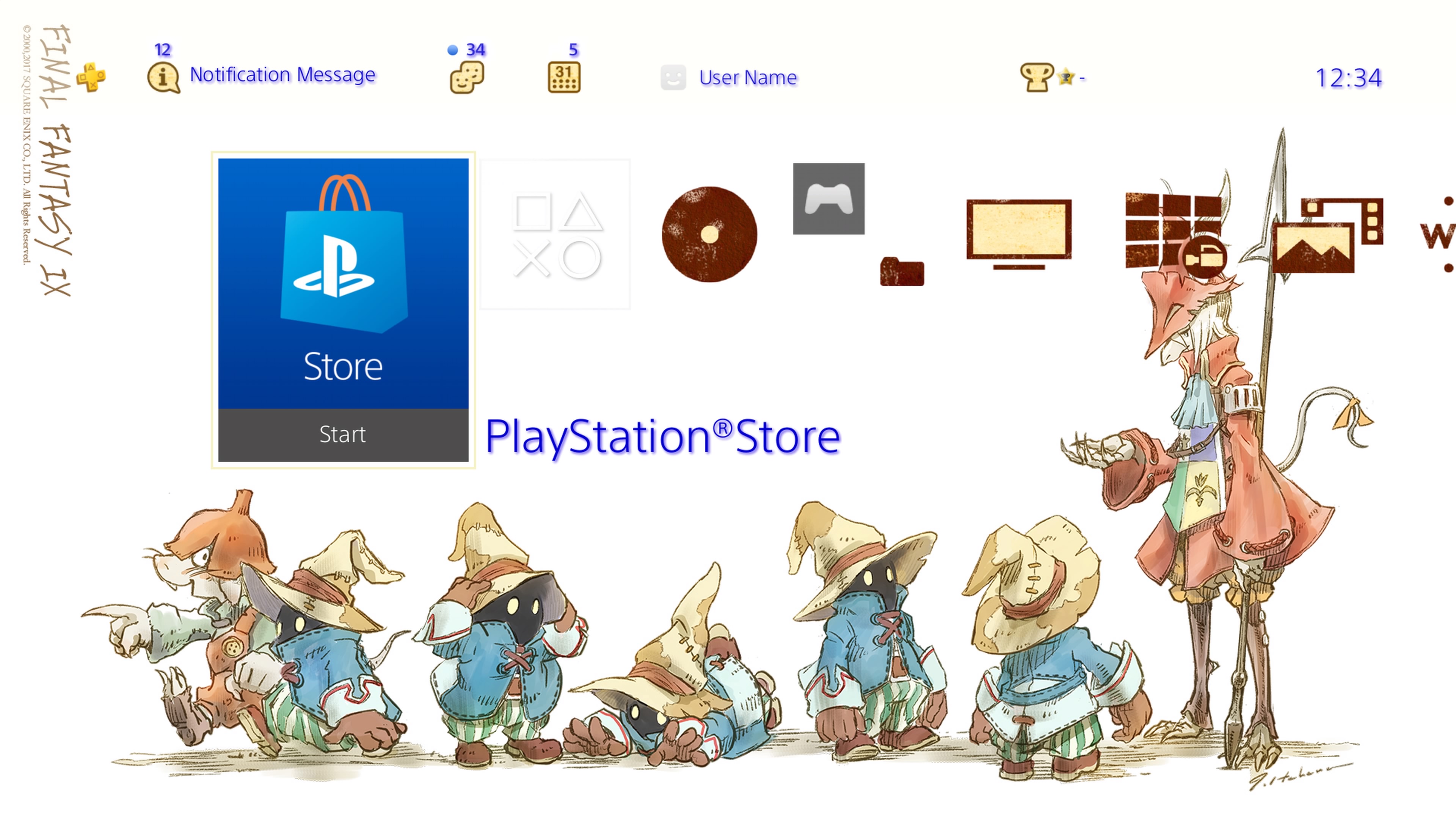 Final Fantasy IX PS4 Theme 01